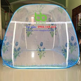 2 Cửa - Mùng Chụp Cao Cấp Đỉnh Rộng 1m8 x 2m BẢO BẢO