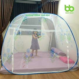 1 Cửa - Mùng Chụp Cao Cấp Đỉnh Rộng 1m6 x 2m 1 Cửa - Mùng Chụp Cao Cấp Đỉnh Rộng 1m6 x 2m