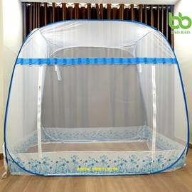 Mùng Chụp Tự Bung Đỉnh Vuông 1m6 x 2m Viền Chân (Hàng Cao Cấp) Mùng Chụp Tự Bung Đỉnh Vuông 1m6 x 2m Viền Chân (Hàng Cao Cấp)