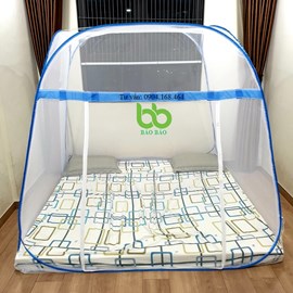 Mùng Tự Bung Đỉnh Vuông 1m8 x 2m - Loại 2 (Không Viền Chân) Mùng Tự Bung Đỉnh Vuông 1m8 x 2m - Loại 2 (Không Viền Chân)