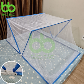 Mùng Xếp Thông Minh 1M x 1M9 Cao Cấp - KHỚP CHÂN