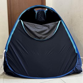 Mẫu Chui Đầu - Lều Xông Hơi Sau Sinh Giảm Cân - Xanh than