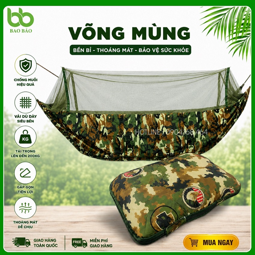 võng mùng gấp gọn
