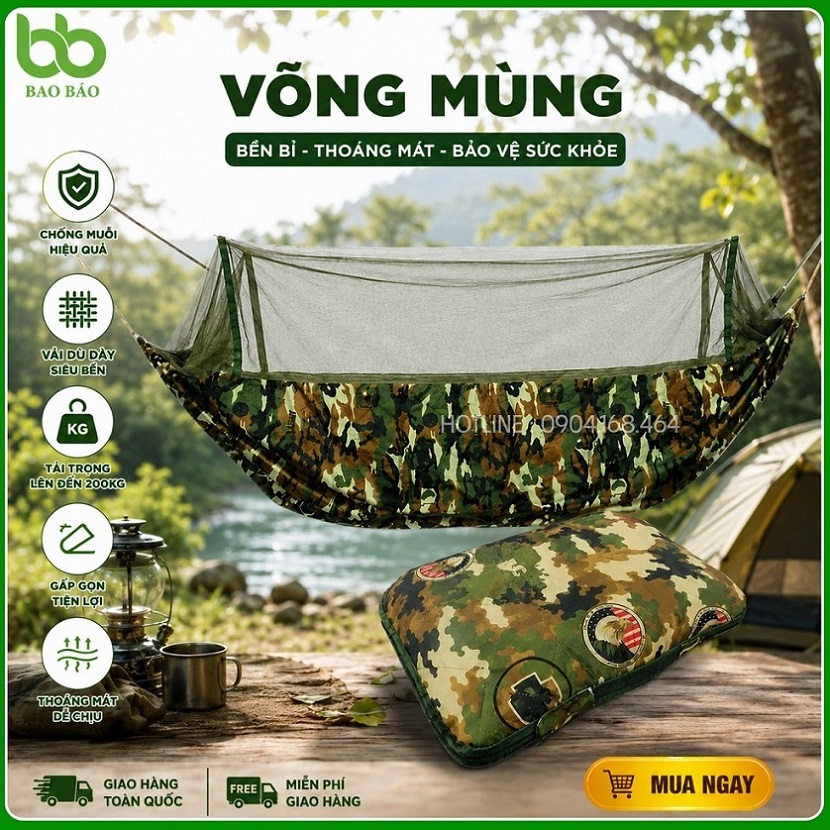 võng mùng chống muỗi